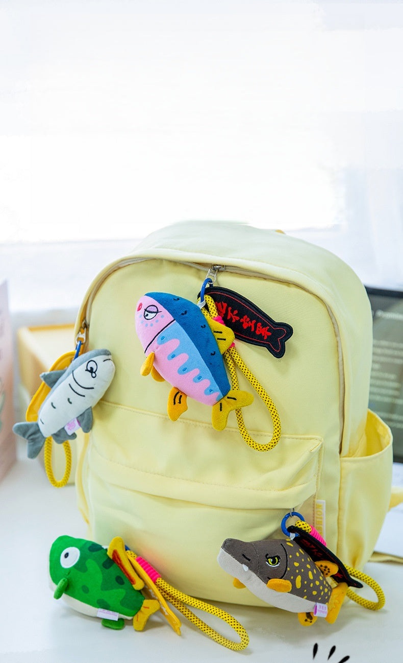Cute Fish Plush Keychains | Low MOQ Bag Charms
