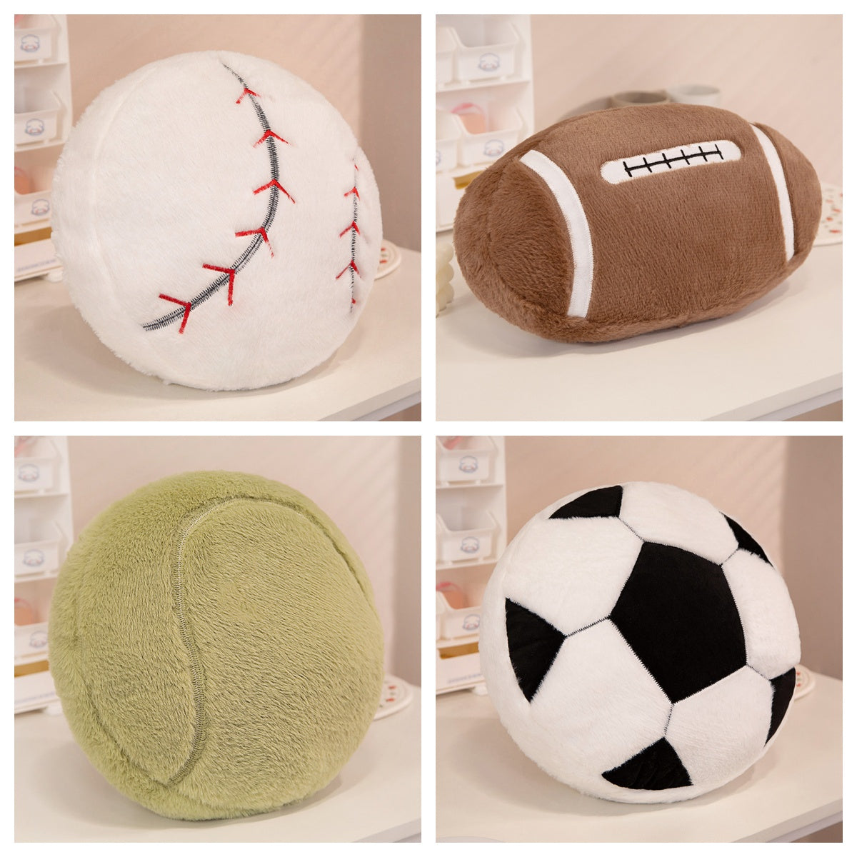 Creative Football-Shaped Plush/ Cushion