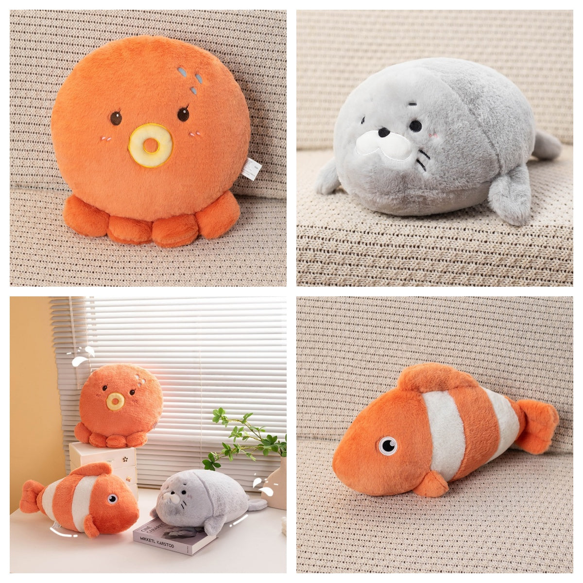 Adorable Seal Plush Toy