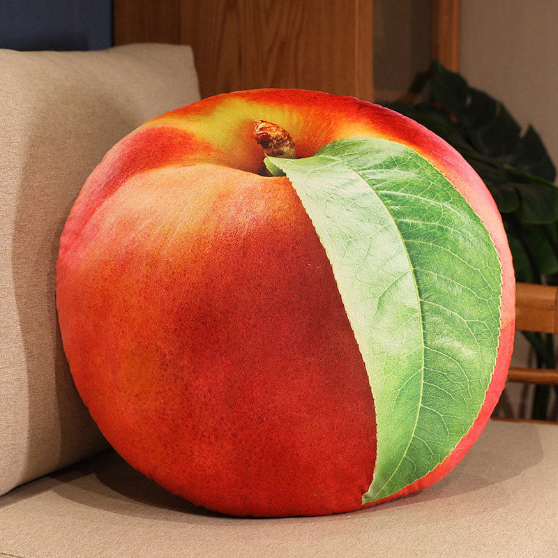 Realistic Fruit Plush Pillows & Cushions — 13 Varieties