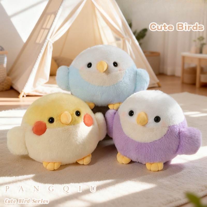 b2b-cute-round-bird-stuffed-animal-trio-low-moq-supplier