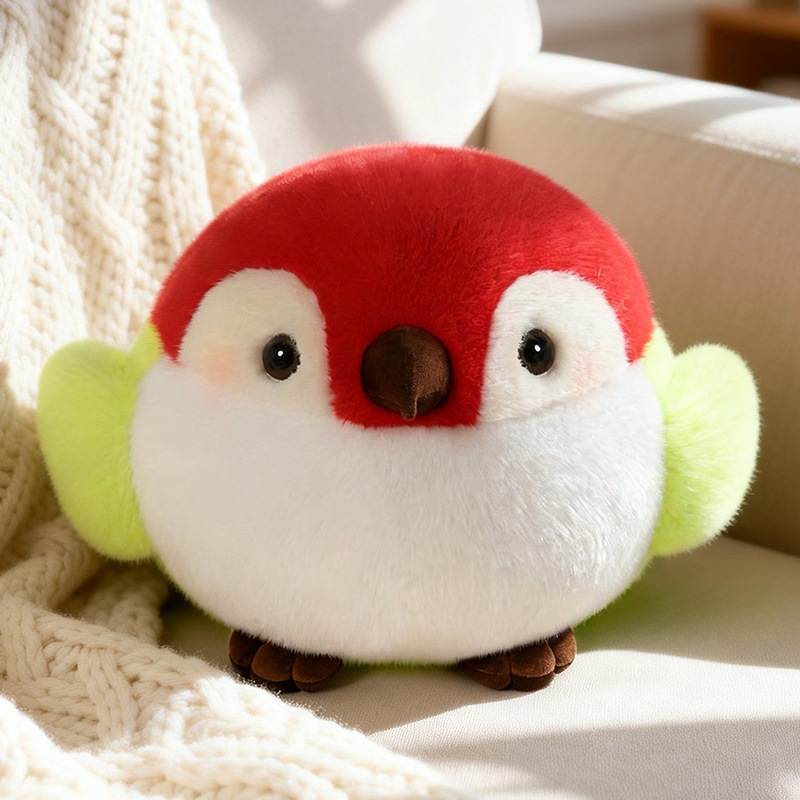 b2b-red-head-bird-plush-soft-toy-distributor-catalog