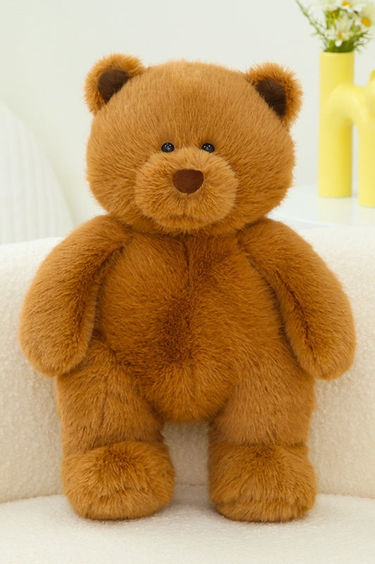 Caramel-Colored Plush Toys: Cute Little Dog, Bear,Bunny