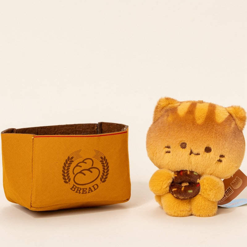 Bulk donut cat plushie toy supplied by Fancy Plushies for global B2B.