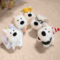 Bulk kawaii westie dog stuffed keychain assortment, a high-margin impulse buy for lifestyle boutique supply.