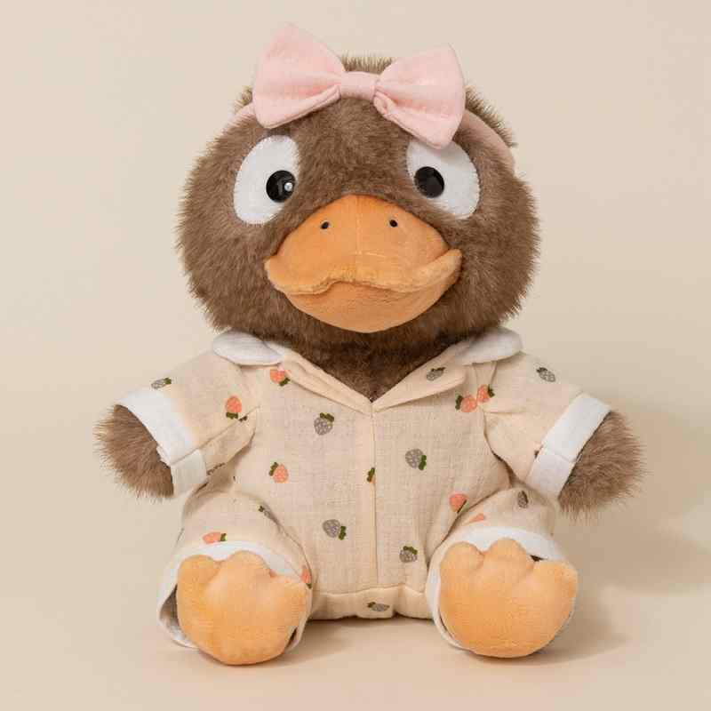 Premium floral nightcap duck plush for FEC redemption counter rewards.