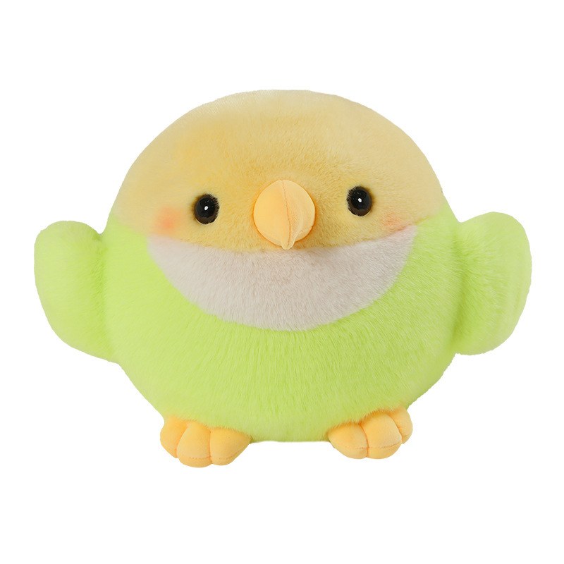 custom-green-budgie-bird-plush-toy-manufacturing