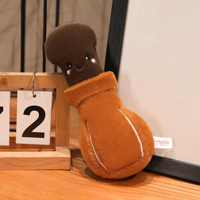 Custom plush screwdriver soft toy manufactured for arcade crane machines and corporate giveaways.