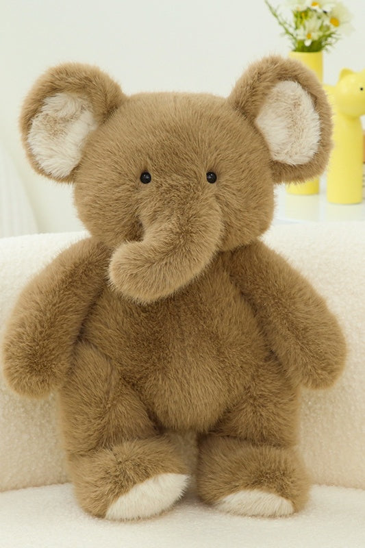 Caramel-Colored Plush Toys: Cute Little Dog, Bear,Bunny