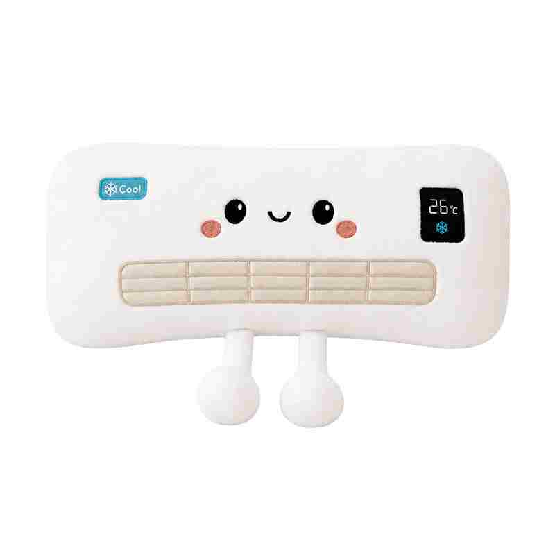 Factory-direct air con stuffed pillow isolated on a clean background, ideal for B2B e-commerce catalogs.