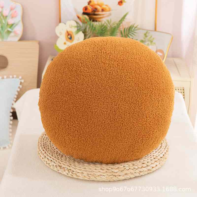 High-ROI kawaii food plush pillow showing soft plush back texture, optimized for retail sourcing.