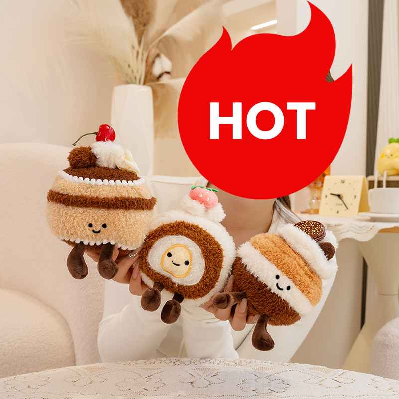 High-ROI trending pastry plushies, perfect for retail gift shop vendors and custom OEM partners.