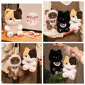 Wholesale Kawaii Cat Plush Toys - Siamese, Black & Calico Stuffed Animals