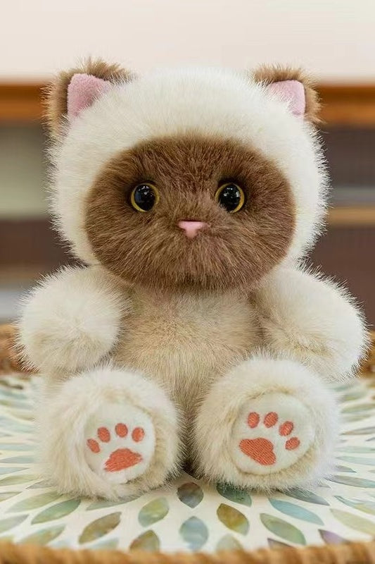 Realistic Cat Plush Toy