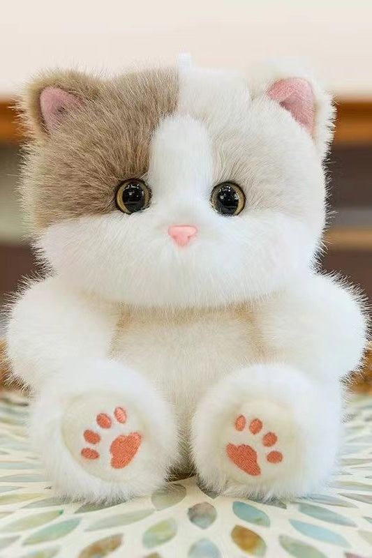 Realistic Cat Plush Toy