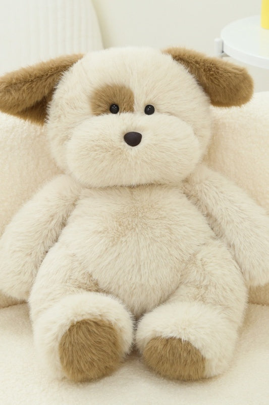 Caramel-Colored Plush Toys: Cute Little Dog, Bear,Bunny