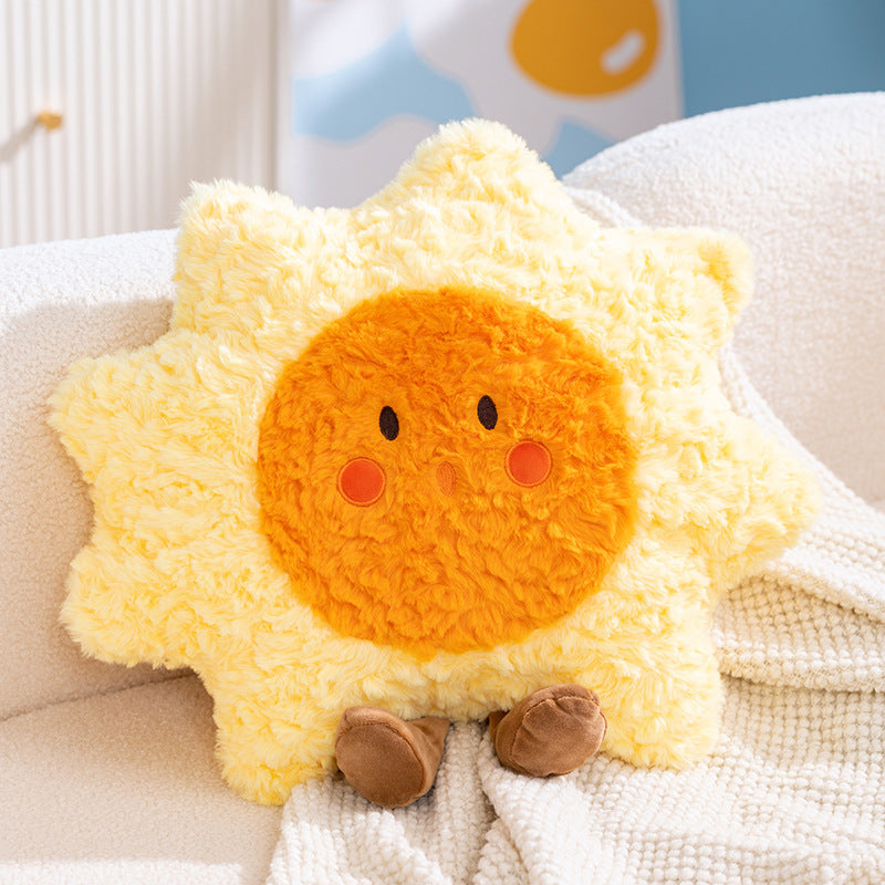 Cartoon-Style Realistic Cloud & Sun & Stars & Rainbow Plush Toys