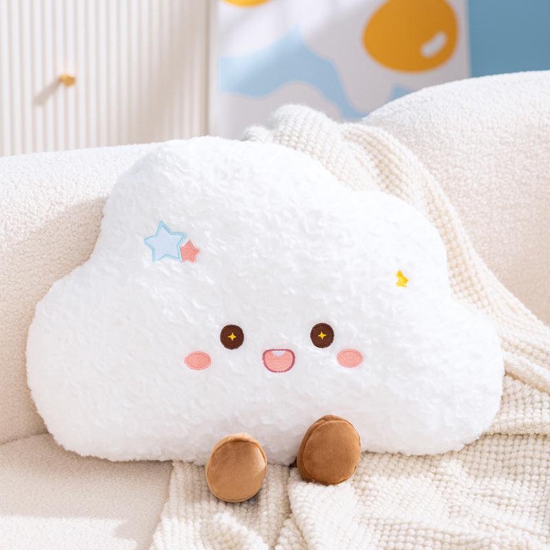 Cartoon-Style Realistic Cloud & Sun & Stars & Rainbow Plush Toys