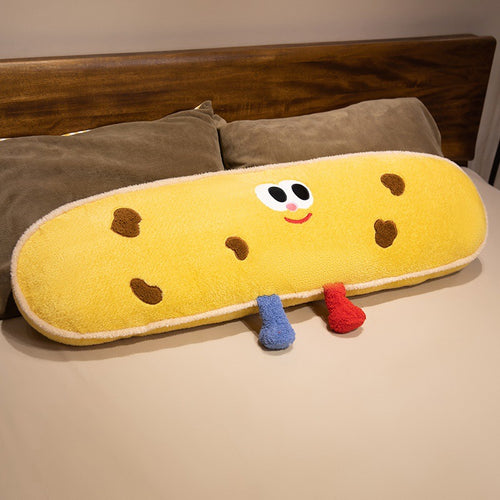 Hamburger & Cookie Bedside Plush Pillows