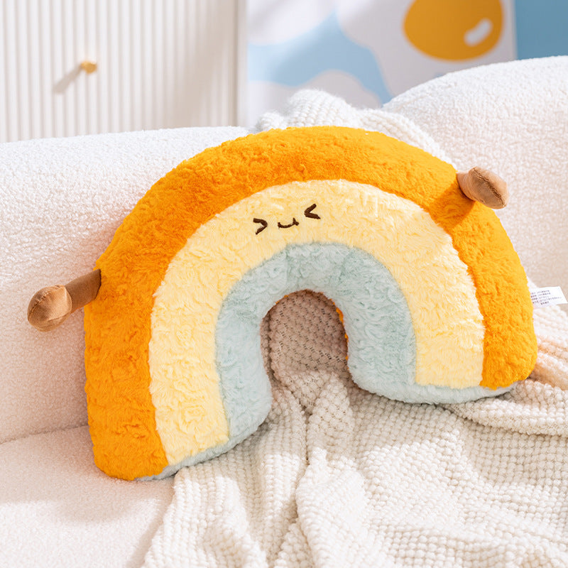 Cartoon-Style Realistic Cloud & Sun & Stars & Rainbow Plush Toys