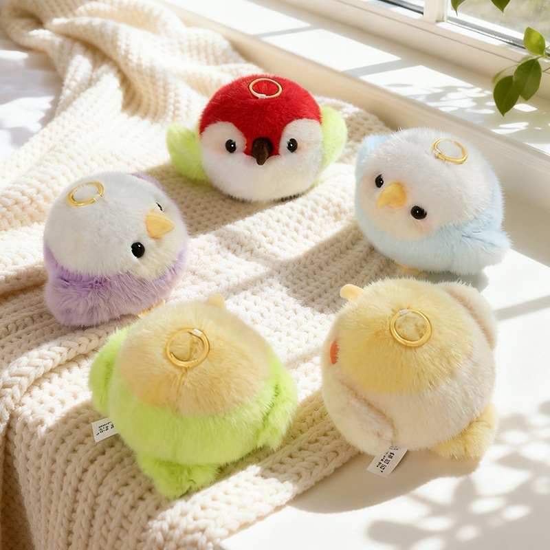 wholesale-kawaii-chubby-bird-plush-keychain-set-ready-stock